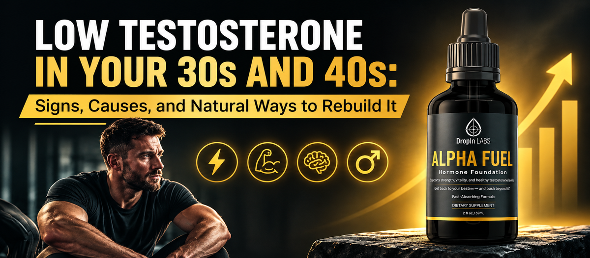 Low Testosterone in Your 30s and 40s: Signs, Causes, and Natural Ways to Rebuild It
