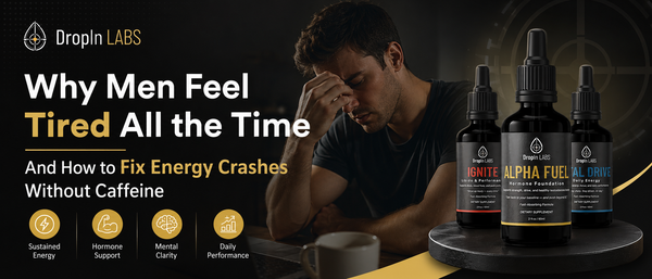Why Men Feel Tired All the Time And How to Fix Energy Crashes Without Caffeine