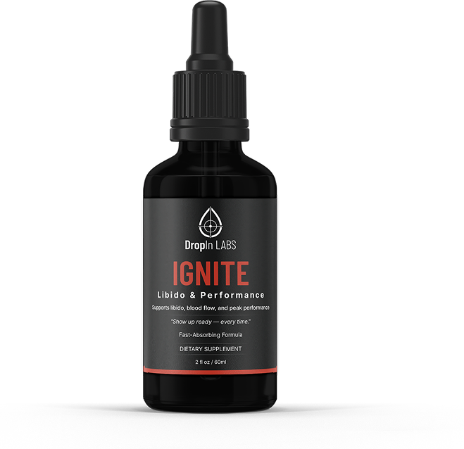 DropIn Labs Alpha Fuel, Ignite & Tali Drive hormone foundation supplement bottles