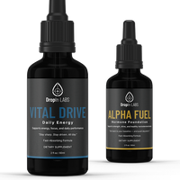 DropIn Labs Alpha Fuel, Ignite & Tali Drive hormone foundation supplement bottles